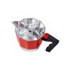 Alluminium Red - Гейзерная кофеварка на 3 чашки, красная, Barazzoni, изображение 6