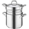Chef Line - Кастрюля для приготовления пасты со вставкой 6 л, диам. 22 см + крышка, Barazzoni