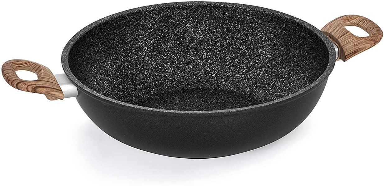 Granitica Extra Induction Eco - Сотейник 4,1 л, диам. 28 см + крышка, Barazzoni, изображение 2