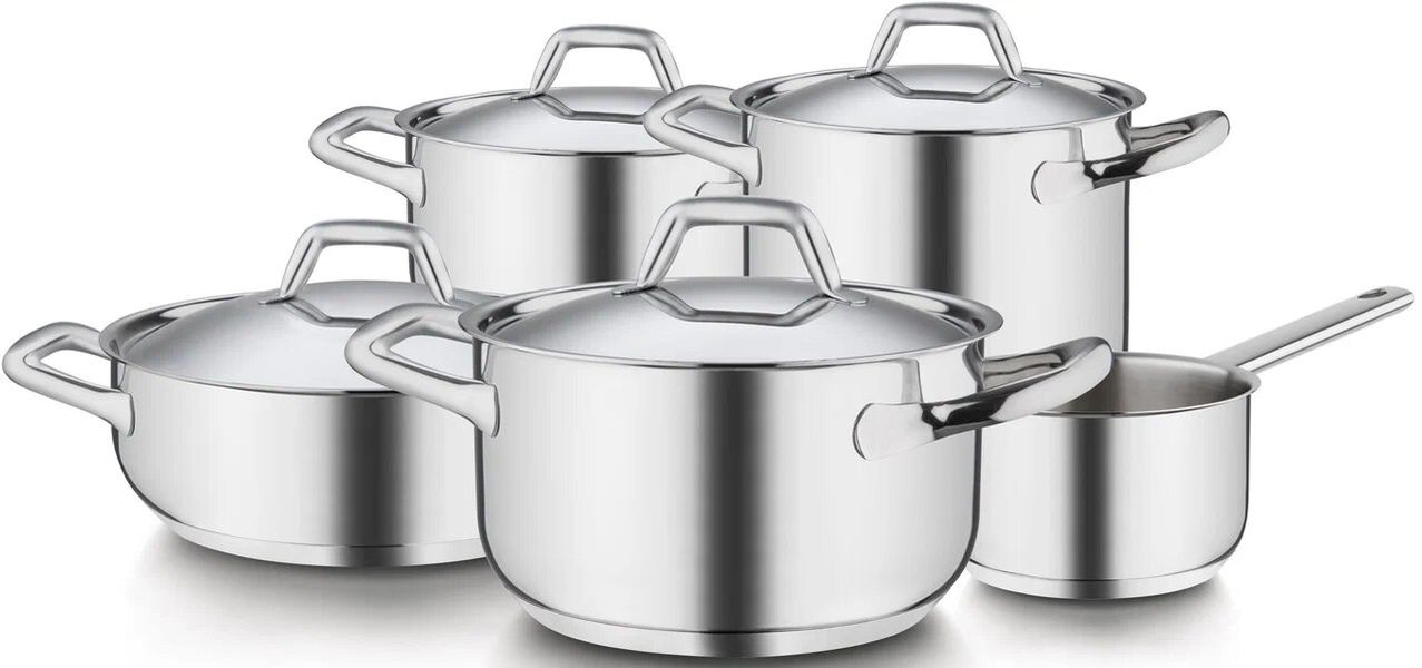 Chef Line - Кастрюля с крышкой высокая 8 л, диам. 24 см, Barazzoni, изображение 4