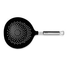 My Utensil - Шумовка Макси для всех типов покрытий, 36,5 см, диаметр 18,7 см,  сталь 18/10 + нейлон, Barazzoni