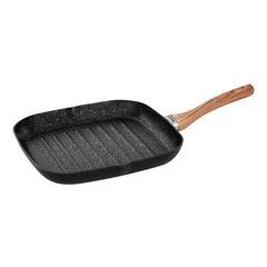 Granitica Extra Induction Eco - Сковорода - гриль квадратная 28 см, Barazzoni