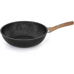 Granitica Extra Induction Eco - Сковорода - вок 3,7 л, диам. 28 см, Barazzoni