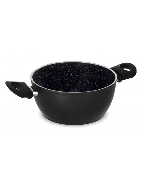 Dolomitica Extra Black - Кастрюля 4,5 л, диам. 24 см, Barazzoni