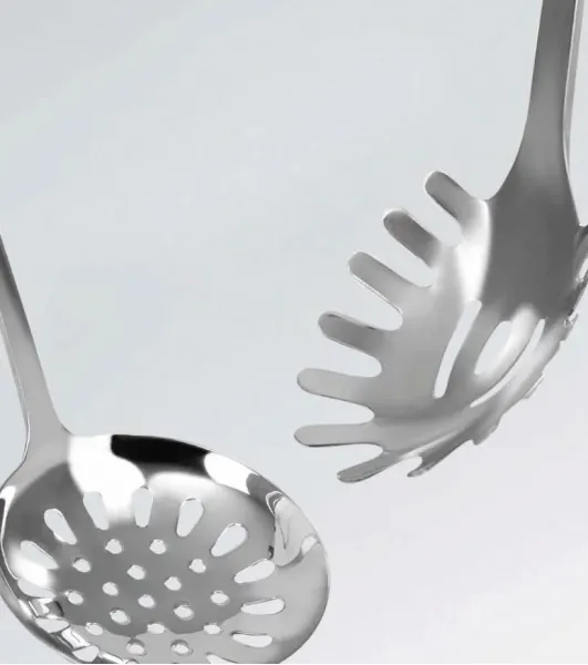 My Utensil - Шумовка для всех типов покрытий, 33 см, сталь 18/10 + нейлон, Barazzoni, изображение 2