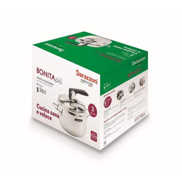 Bonita - Скороварка 5 л, нержавеющая сталь, арт. 530045005080, Barazzoni, изображение 4