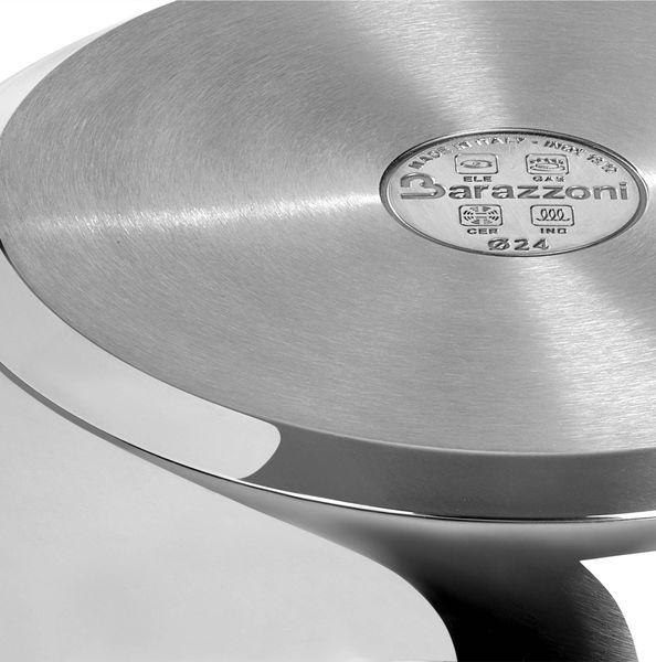 Sapore Italiano - Набор посуды 9 предметов (Кастрюля высокая 6 л, Кастрюля 2,3 л, Кастрюля 3,8 л, Сотейник 3 л, Ковш 1,1 л, Крышки 14, 18, 22 и 24 см), Barazzoni, изображение 6
