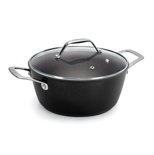 Black Titan - Кастрюля 4,1 л , диам. 24 см + крышка, Barazzoni