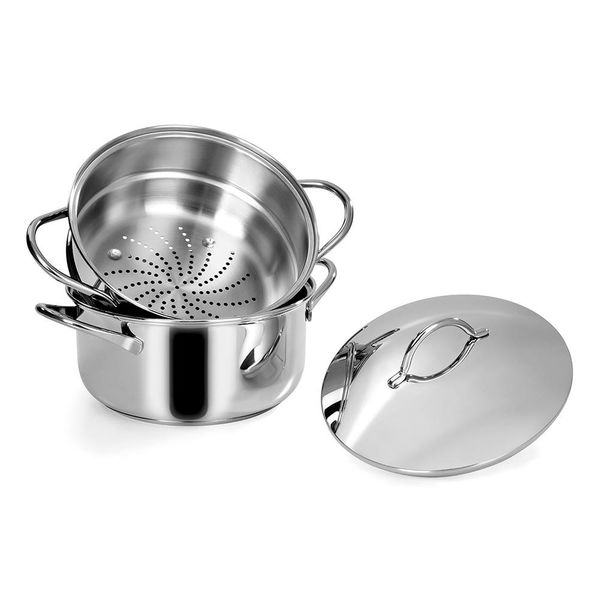 Speciale - Кастрюля 4,5 л, диам. 24 см + вставка для приготовления на пару + крышка, Barazzoni, изображение 2