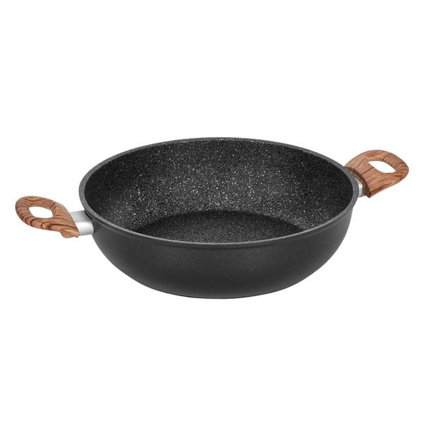 Granitica Extra Induction Eco - Сотейник 5,6 л, диам. 32 см + крышка, Barazzoni, изображение 2